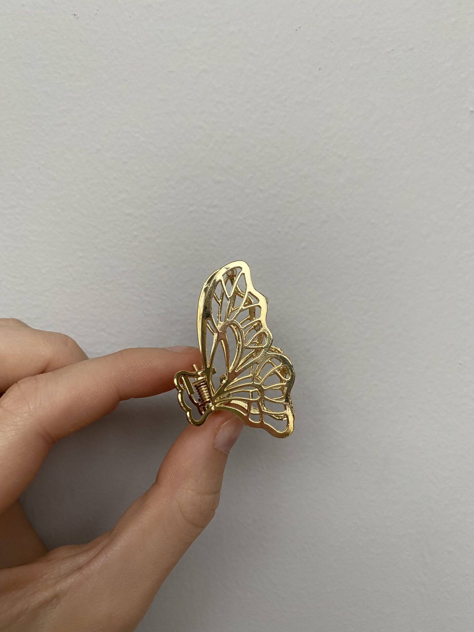 Grammatica Herhaal Aggregaat Metalen vlinder – haarklem (klein)